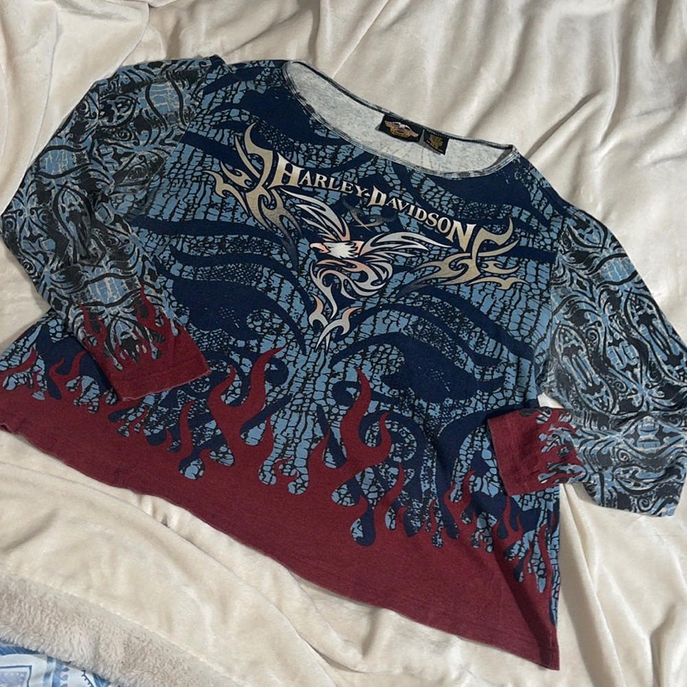 Women’s Harley Davison long sleeve shirt 1X
